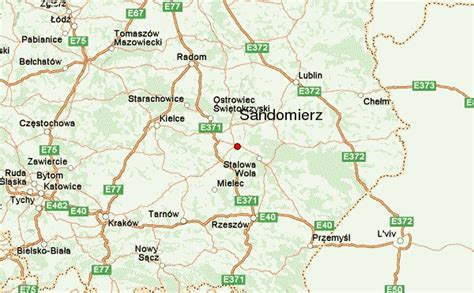 sandomierz poland map